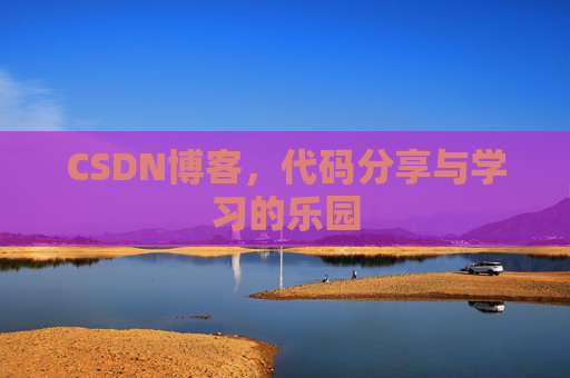 CSDN博客，代码分享与学习的乐园